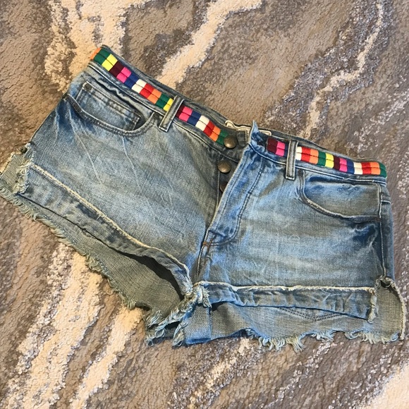 Free People Jean Shorts - Picture 2 of 5